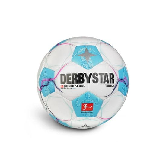 Derbystar Míče fotbalové bílé 5 Bundesliga Brilliant Replica Light V24