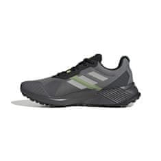 Adidas Boty běžecké grafitové 46 2/3 EU Terrex Soulstride Rain.rdy