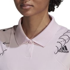 Adidas Tričko růžové M Polo Club Graphic