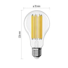 Emos EMOS LED žárovka Filament A70 / E27 / 18 W (150 W) / 2452 lm / neutrální bílá ZF5D83