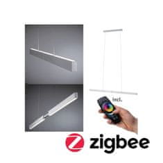 Paulmann PAULMANN Startovací sada Zigbee 3.0 Smart Home smik Gateway dálkový ovladač plus LED závěsné svítidlo Aptare 2700K 18W bílá/antracit stmívatelné 5169