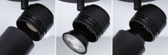 Paulmann PAULMANN Spotlight Zyli IP44 GU10 230V max. 10W černá mat 66774