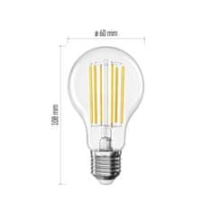 Emos EMOS LED žárovka Filament A60 A CLASS / E27 / 7,2 W (100 W) / 1521 lm / neutrální bílá ZF5168