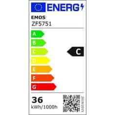 Emos EMOS LED žárovka Filament ED90 / E27 / 36 W (327 W) / 6 000 lm / neutrální bílá ZF5751