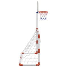 Vidaxl Dětská fotbalová a basketbalová sada s míči 98 x 50 x 70 cm