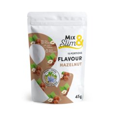 Mix & Slim Mix & Slim Příchuť lískový oříšek 45g (15 porcí)