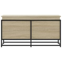 Vidaxl Úložný box s víkem dub sonoma 100x40x51,5 cm kompozitní dřevo