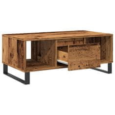 Vidaxl Konferenční stolek old wood 90x50x36,5 cm kompozitní dřevo