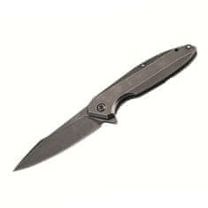 Ruike P128-SB kapesní nůž 9,3 cm, Black Stonewash, celoocelový