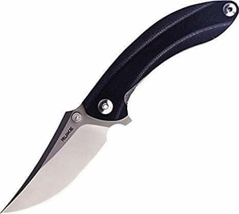 Ruike P155-B Black kapesní nůž 9 cm, černá, G10, ocel