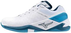 Mizuno WAVE STEALTH NEO / White/Sailor Blue/Silver / 51.0/15.0