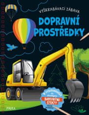 Vyškrabávací zábava: Dopravní prostředky