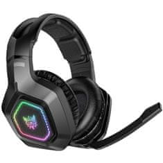 Onikuma B100 RGB Bluetooth Wireless Gaming Headset Black