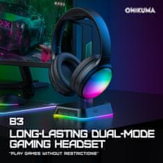 Onikuma B3 RGB Wireless Bluetooth Gaming Headset