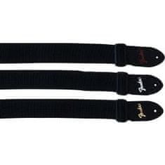 Fender 099-0606-049 Black Poly Straps 12 pcs