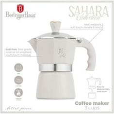 Berlingerhaus Konvice na espresso BH-8571 3 šálky Sahara Collection