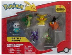 Jazwares Pokémon Battle Figure Multi-Pack Battle Ready 6ks