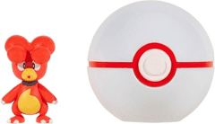 Jazwares Pokémon Clip'n'Go Poké Balls Magby & Poké Ball