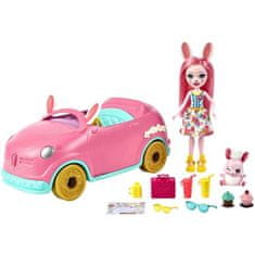 Mattel Enchantimals panenka autíčko králíček Bree Bunnymobile příslušenství autíčko ZA5468