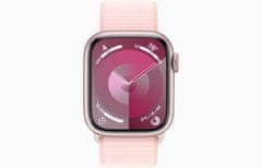 Apple Watch S9/41mm/Pink/Sport Band/Light Pink