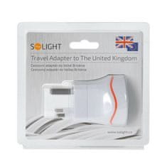 Solight  Cestovní adaptér pro použití v UK (Anglie) PA01 - UK