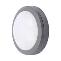 Solight  LED venkovní přisazené svítidlo 13W/230V/910Lm/4000K/120°/IP54, kruhové šedé