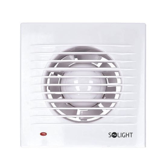 Solight  Axiální ventilátor 13W, časovač, průměr 100mm, bílý