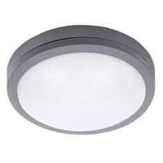 Solight  LED venkovní osvětlení Siena, šedé, 20W, 1500lm, 4000K, IP54, 23cm, kruhové šedé