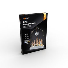 Solight  LED závěsná dekorace les s jeleny, 14x LED, 2x AA