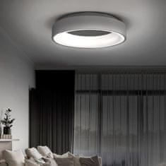 Solight  LED stropní světlo kulaté Treviso, 48W, 2880lm, stmívatelné, dálkové ovládání, šedá