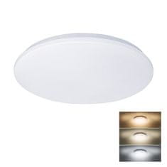 Solight  LED stropní světlo Plain, 3CCT, 24W, 1920lm, 3000K, 4000K, 6000K, kulaté, 38cm