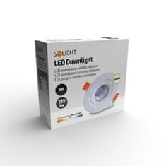 Solight  LED podhledové světlo bodové, 9W, 720lm, 4000K, kulaté, bílé