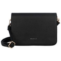 MaxFly Elegantní dámská koženková crossbody July, černá