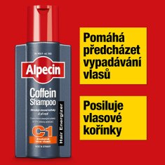 Kofeinový šampon proti vypadávání vlasů C1 (Energizer Coffein Shampoo) 250 ml