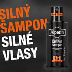 Alpecin Kofeinový šampon proti vypadávání vlasů C1 Black Edition (Coffein Shampoo) 250 ml