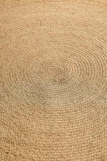 Hanse Home Kusový koberec Jute Braided 106005 Gold 100x100 (průměr) kruh