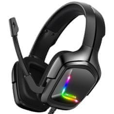 Onikuma K20 RGB Wired Gaming Headset Black