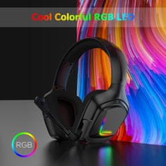 Onikuma K20 RGB Wired Gaming Headset Black