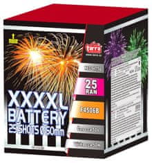 TARRA pyrotechnik Ohňostroj XXXXL BATTERY - 25 ran