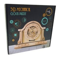 EXCELLENT Funkční hodiny 3D puzzle s hodinovým strojkem - 120 dílků