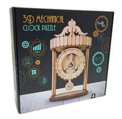 EXCELLENT Funkční hodiny 3D puzzle s hodinovým strojkem - 168 dílků