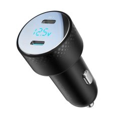 Joyroom Rychlonabíječka do auta 2x USB-C 70W Joyroom JR-CCD02 - Black