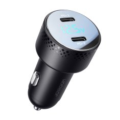 Joyroom Rychlonabíječka do auta 2x USB-C 70W Joyroom JR-CCD02 - Black