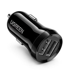 Ugreen Autonabíječka 2x USB 24W 4,8 A (2x 2,4 A) Ugreen Černá