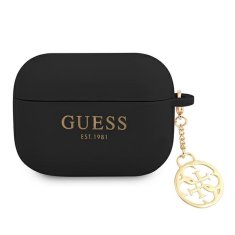 Guess GUAPLSC4EK pouzdro na Airpods PRO black Charm Collection