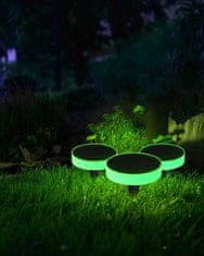 Immax NEO LITE SMART solární svítidlo ROUND, RGB, IP65, BT, TUYA, 1,9W, TUYA