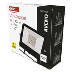 Emos EMOS LED reflektor AVENO 20W, černý, neutrální bílá ZS2413