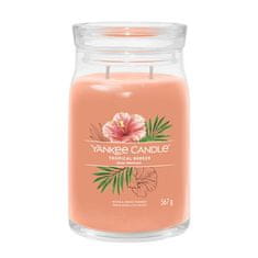 Yankee Candle Aromatická svíčka Signature sklo velké Tropical Breeze 567 g