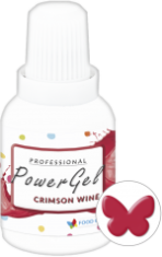 Food Colours gelová barva PowerGel Crimson Wine 20 g