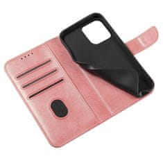 OEM Magnet Case elegantní knížkové pouzdro na iPhone 15 PRO 6.1" Pink